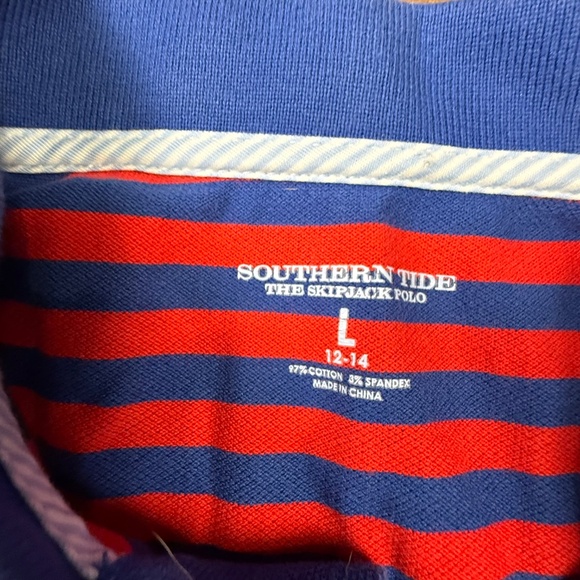 Boys Polo Shirt Bundle VINEYARD VINES and SOUTHERN TIDE 12-14, Preppy, Set of 2 - Picture 13 of 16